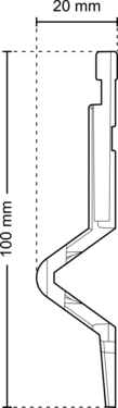 Dimensions of the front