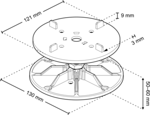 Dimensions alu 050 060 l3 oblique 3