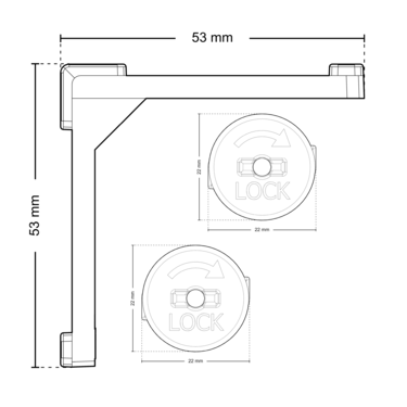 Dimensions adec acc2 top