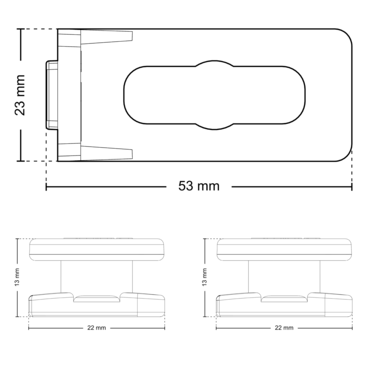 Dimensions adec acc2 front