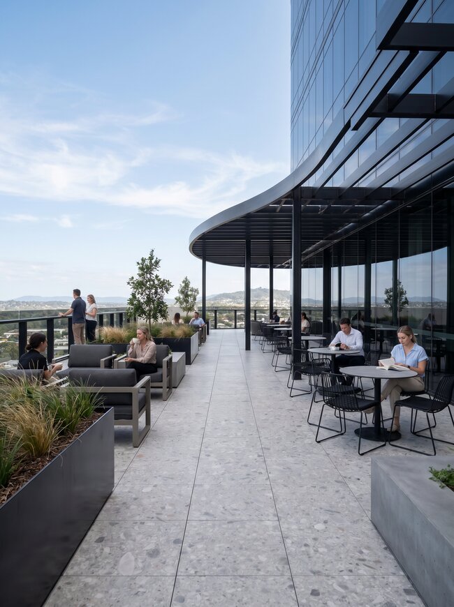 Observation Deck in the Heart of Brisbane's Business District