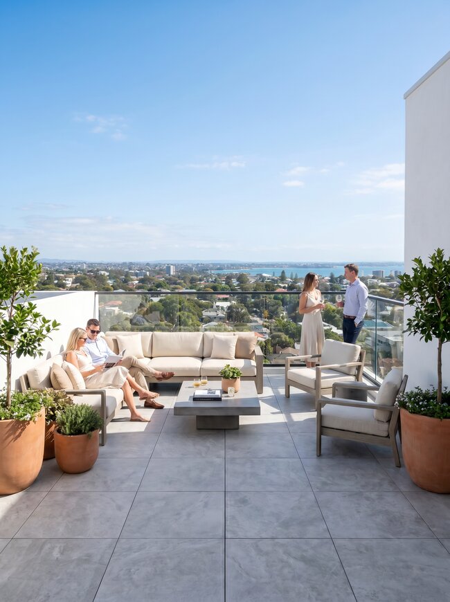 DEVELOPER PERSPECTIVE: Raised deck terraces in a luxury multi-family project in Wollongong