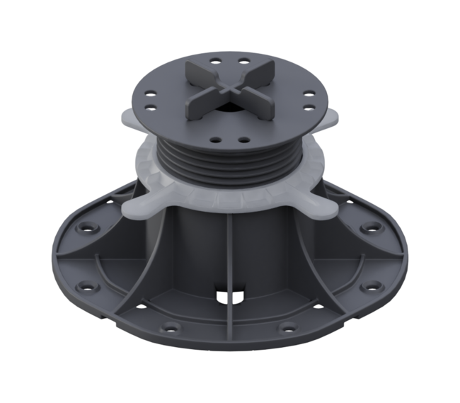 Adjustable terrace pedestal Standard for raised deck pavers