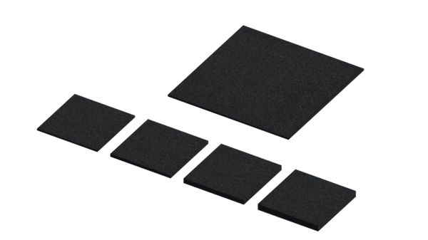 Support pads for terraces