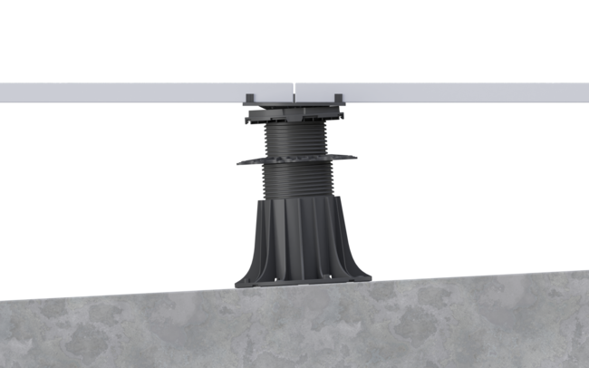 Adjustable pedestal MAX for terrace pavers