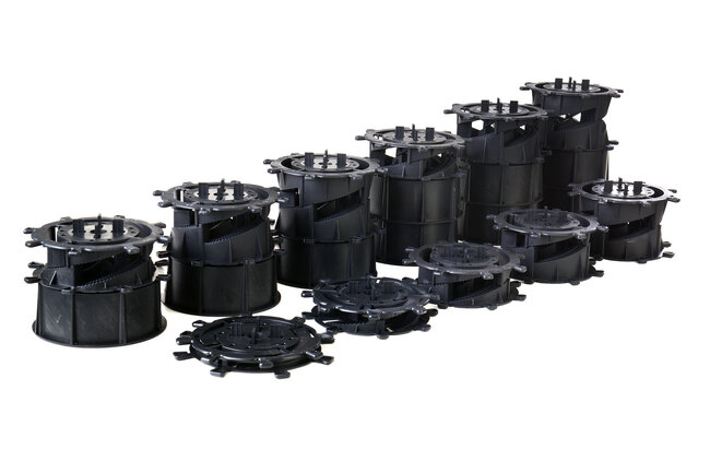 Elevated terrace system components