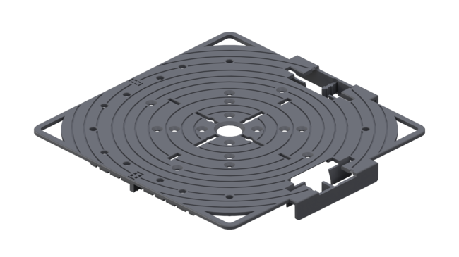 Rubber terrace shim for pavers, reference DDP 002 R