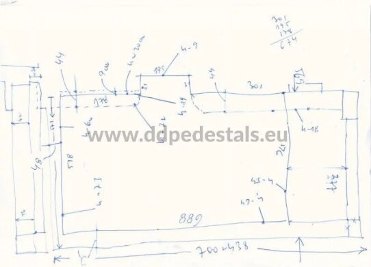 Step by step installation of terrace pavers on support pads 3
