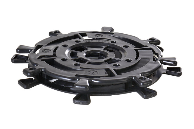 `Adjustable terrace pedestal Spiral 10 17 mm for raised deck terraces`
