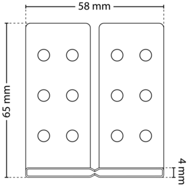 Dimensions AKCW KDL B Top